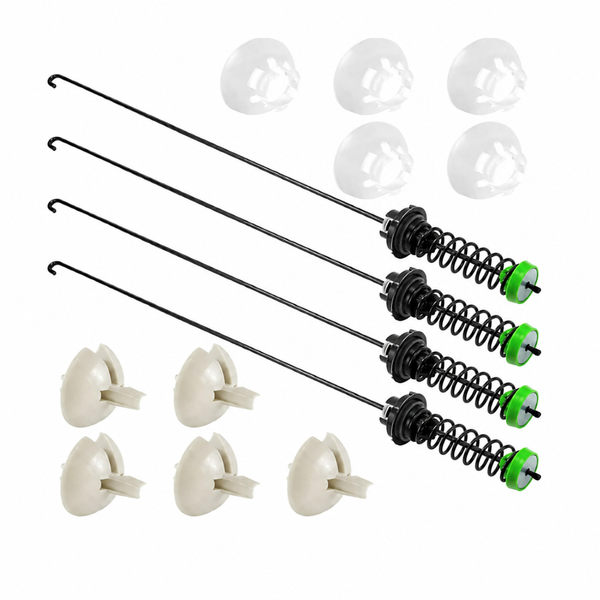 W11130362 Parts5 Pack (New VersionWhite Zinc Rod Washer Suspension Rod Kit replacement part from Aibopart