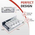 279838 WP279838 dryer heating element dimension diagram showing 9.94 inch length and 6.56 inch width measurements for Whirlpool flat-can heater housing fitment