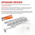 3387747 dryer heating element technical specs showing 240V 5200W rating, extended wire length, and ceramic insulator design for Whirlpool Maytag Kenmore dryers
