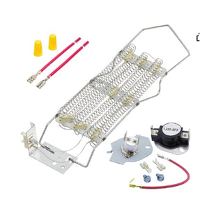 4391960 + 279816 + 2Yellow Wire Cap + 2Red Wire Dryer Heating Element replacement part from Aibopart