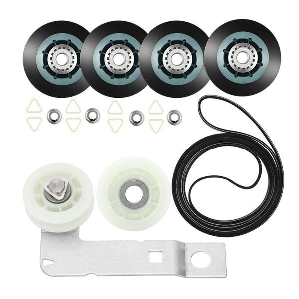 4392067 Blue Roller Kit with W10837240 Idler Pulley Dryer Repair Kit replacement part from Aibopart