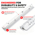 240530601 & 240530701 Refrigerator Pan Hangers for Frigidaire & Kenmore, Replaces 240460401 & 240460501