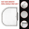 Close-up of 5231EL1001C lint filter felt rim seal – prevents air bypass and keeps exhaust airflow strong