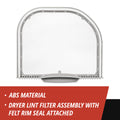 5231EL1001C lint filter screen installed in LG dryer lint trap slot – direct slide-in fit, no tools required