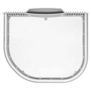 5231EL1001C LG dryer lint filter screen replacement – gray ABS frame with metal mesh and felt rim seal