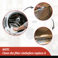 Metal mesh detail of 5231EL1001C dryer lint screen – traps lint fibers and debris, replaces AP5248138 PS3527575