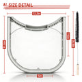 5231EL1003B dryer lint screen with felt seal and flexible 30-inch vent cleaner brush – bundle for LG and Kenmore Elite dryers