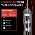 8544771 WP8544771 dryer heating element compatibility chart showing replacement part numbers AP6013115 W10836011 PS11746337 and compatible brands Kenmore Maytag Whirlpool Amana