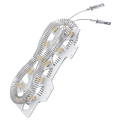DC47-00019A Samsung Electric Dryer Heating Element – Side Angle View Showing Full Coil Assembly and 5/16 Inch Spade Terminals
