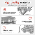DC47-00032A dryer heating element infographic showing high-quality metal construction, OEM standard, and ceramic sheet features