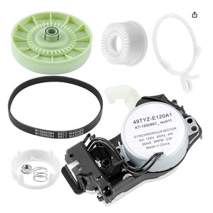 W10913953 clutch kit, W10721967 gear kit, and W10006384 drive belt complete repair set for Whirlpool Maytag Kenmore top-load washers