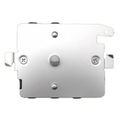 WE04X25280 GE Electric Dryer Timer – Rear View Showing Metal Mounting Bracket and Screw Points

