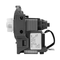 WE04X25280 GE Electric Dryer Timer – Rear View Showing Metal Mounting Bracket and Screw Points