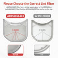 Front view of ADQ56656403 aftermarket dryer lint screen for LG DLEX4000 DLGX4000 series and WashTower units