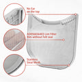 Fine mesh detail of ADQ56656403 LG dryer lint screen – traps lint and debris, replaces AP7012980 PS16546780 4960837