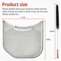 ADQ56656403 revised LG lint filter design – no top ears and no felt rim seal, fits newer LG dryer lint guide slot