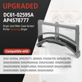 Angled view of DC61-02595A Samsung dryer lint filter case screen – fits DV42H5000 DV42H5200 DV45K6500 and more