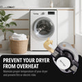 Dryer high-limit thermostat 3977767 installed on heater housing assembly