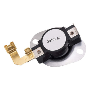 Dryer high-limit thermostat part #3977767 WP3977767 replacement for Whirlpool Kenmore Maytag