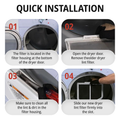 Metal mesh detail of W10120998 dryer lint screen – traps lint and debris, replaces AP3967919 PS1491676, fits Maytag Amana