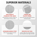 Side profile of W10120998 dryer lint filter screen – approx 12.125 x 10.625 x 2.125 inches, white or gray frame
