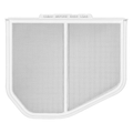W10120998 Whirlpool Kenmore dryer lint filter screen replacement – ABS frame with metal mesh and center reinforcement bar