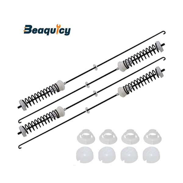 W10780045-4 Pack + 4 + 4 equivalent to W10537442 Washer Suspension Rod Kit replacement part from Aibopart