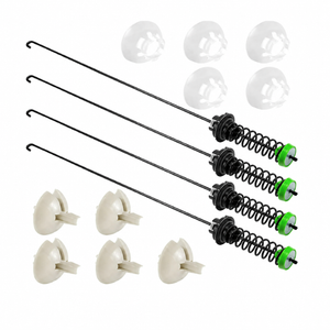 W11130362 Parts5 Pack (New VersionWhite Zinc Rod Washer Suspension Rod Kit replacement part from Aibopart