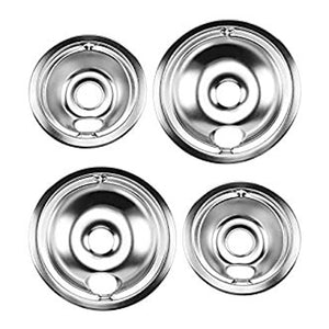 WB31T10011 + 2 WB31T10010 + 2 bowl Cooktop Drip Pan replacement part from Aibopart
